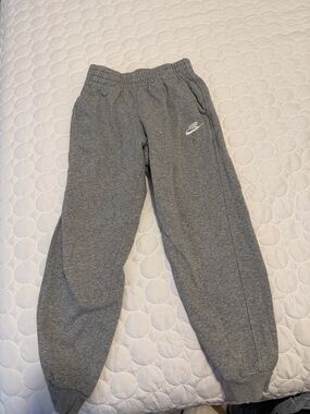 Nike Kids Gray Logo Sweatpants